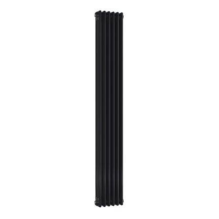 Milano Windsor - Vertical Traditional Column Radiator - 3 Column - Black