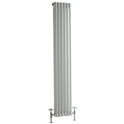 Milano Windsor - Vertical Traditional Column Radiator - 2 Column - White