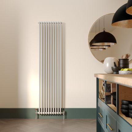 Milano Windsor - Vertical Traditional Column Radiator - 2 Column - White