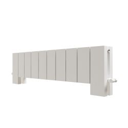 Carisa Elvino Floor - Aluminium Horizontal Designer Radiator - Double Panel - Choice of Finish