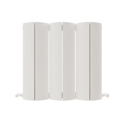 Carisa Nixie - Aluminium Horizontal Designer Radiator - Choice of Finish
