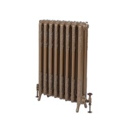 Milano Beatrix - Cast Iron Radiator - 510mm Tall - Burnt Gold - Multiple Sizes Available