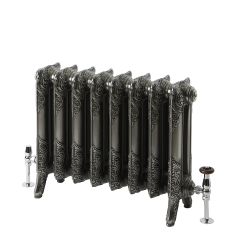 Milano Beatrix - 2 Column Cast Iron Radiator - 510mm Tall - Full Polish - Multiple Sizes Available