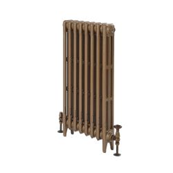 Milano Mercury - Cast Iron Radiator - 860mm Tall – Burnt Gold – Multiple Sizes Available