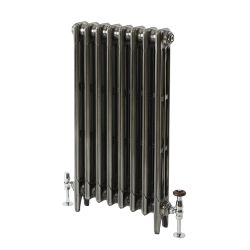 Milano Mercury - 3 Column Cast Iron Radiator - 860mm Tall - Full Polish - Multiple Sizes Available