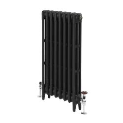 Milano Mercury - Cast Iron Radiator - 860mm Tall - Slate Black - Multiple Sizes Available