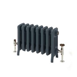 Milano Isabel - 4 Column Cast Iron Radiator - 357mm Tall - Farrow & Ball Hague Blue - Multiple Sizes Available