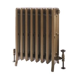 Milano Isabel - 4 Column Cast Iron Radiator - 760mm Tall - Burnt Gold - Multiple Sizes Available