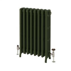Milano Isabel - 4 Column Cast Iron Radiator - 760mm Tall - Farrow & Ball Duck Green - Multiple Sizes Available