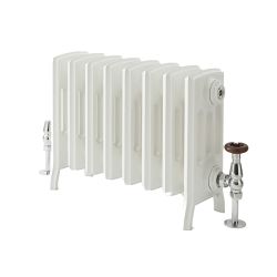 Milano Isabel - Cast Iron Radiator - 357mm Tall - Porcelain White - Multiple Sizes Available