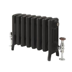 Milano Isabel - Cast Iron Radiator - 357mm Tall - Slate Black - Multiple Sizes Available