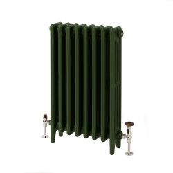 Milano Mercury - 4 Column Cast Iron Radiator - 560mm Tall - Farrow & Ball Duck Green - Multiple Sizes Available