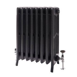 Milano Isabel - Cast Iron Radiator - 660mm Tall - Antique Graphite - Multiple Sizes Available