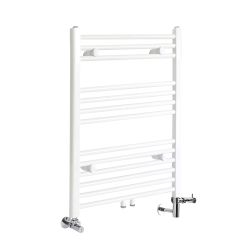 Milano Neva - White Dual Fuel Heated Towel Rail 803mm x 500mm