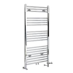 Milano Neva - Chrome Dual Fuel Heated Towel Rail 1188mm x 600mm