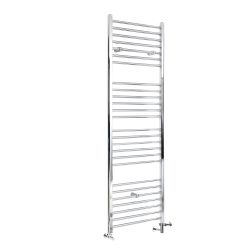 Milano Kent - Chrome Dual Fuel Straight Heated Towel Rail 1800mm x 500mm