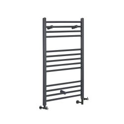 Milano Artle - Anthracite Dual Fuel Straight Heated Towel Rail 1000mm x 600mm
