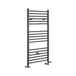 Milano Artle Dual Fuel - Straight Anthracite Heated Towel Rail - Choice of Size