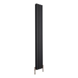 Milano Aruba Ayre - Aluminium Anthracite Vertical Designer Radiator 1800mm x 230mm (Double Panel)