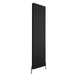 Milano Aruba Ayre - Aluminium Anthracite Vertical Designer Radiator 1800mm x 470mm (Double Panel)