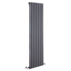 Milano Capri - Anthracite Flat Panel Vertical Designer Radiator - Choice of Size
