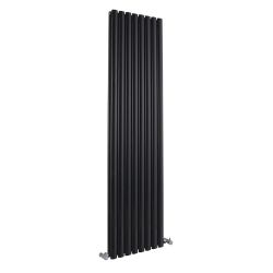 Milano Aruba - Black Vertical Designer Radiator - Choice of Size
