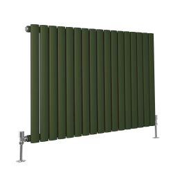 Milano Aruba - Horizontal Single Panel Designer Radiator - Choice of Classic Colours and Sizes