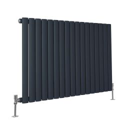 Milano Aruba - Horizontal Double Panel Designer Radiator - Choice of Classic Colours and Sizes
