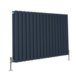 Milano Aruba - Horizontal Designer Radiator - Double Panel - Classic Custom Colours