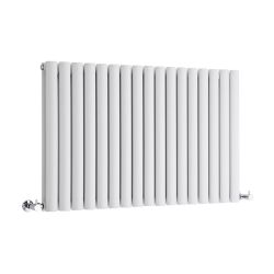 Milano Aruba - White Horizontal Designer Radiator - Choice of Size