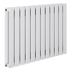 Milano Erin - Horizontal Flat Panel Designer Convector Radiator - 600mm Tall - Choice of Finish and Width