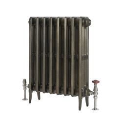 Milano Alice - Classic Cast Iron Column Radiator - 660mm Tall - Antique Brass - Multiple Sizes Available