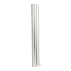 ECOSO Aruba Ardus - 1784mm White Dry Heat Vertical Electric Designer Radiator - Choice of Size and Wi-Fi Thermostat