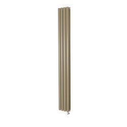 Milano x ECOSO Aruba - Electric Elk Brown Vertical Designer Radiator - Choice of Size and Wi-Fi Thermostat