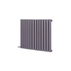Milano x ECOSO Aruba Electric - Dahlia Purple Horizontal Designer Radiator - 635mm Tall - Choice of Size, Thermostat and Cable Cover