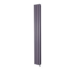 Milano x ECOSO Aruba - Electric Dahlia Purple Vertical Designer Radiator - Choice of Size and Wi-Fi Thermostat