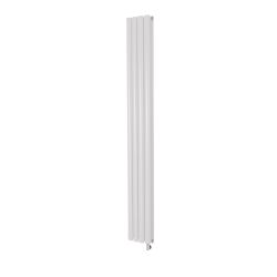 Milano x ECOSO Aruba - Electric Rose Petal Pink Vertical Designer Radiator - Choice of Size and Wi-Fi Thermostat