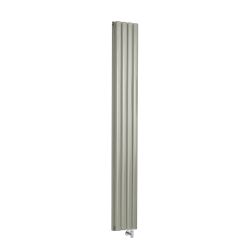 Milano x ECOSO Aruba - Electric Sage Leaf Green Vertical Designer Radiator - Choice of Size and Wi-Fi Thermostat