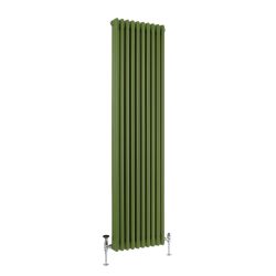 Milano Windsor - 1800mm Vertical Traditional Column Radiator - Triple Column - Choice of Green Finishes and Sizes