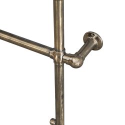 Milano Elizabeth - Traditional Dark Brushed Brass Heating Element Cable Masking Cover