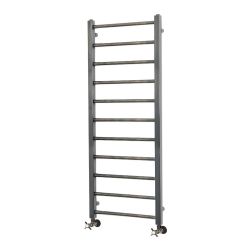Milano Ezra - Dark Gold Stainless Steel Flat Heated Towel Rail - Choice of Size