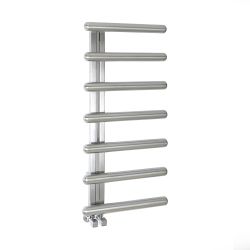 Milano Ivor - Designer Satin Polished Heated Towel Rail - 1000mm x 500mm