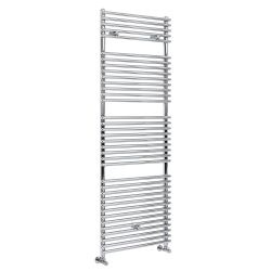 Milano Arno - Chrome Bar on Bar Heated Towel Rail - Choice of Size