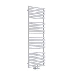 Milano Via - White Bar on Bar Central Connection Heated Towel Rail - Choice of Size