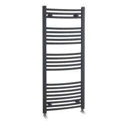 Milano Select - Anthracite Heated Towel Rail 1150mm x 500mm