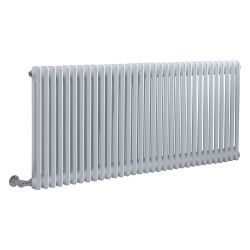 Milano Windsor - White Traditional Horizontal Electric Double Column Radiator - 600mm x 1505mm - Choice of Wi-Fi Thermostat