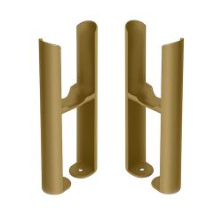 Milano Windsor - Traditional 2 Column Windsor Radiator Feet - Natural Brass