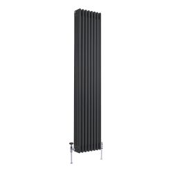 Milano Windsor - Vertical Traditional Column Radiator - 4 Column - 1800mm x 380mm - Anthracite