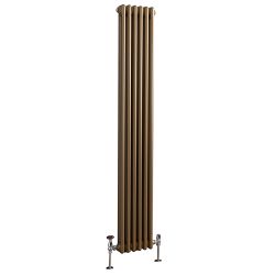Milano Windsor - Vertical Traditional Double Column Radiator - Choice of Metallic Colours and Sizes