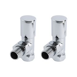 Milano Ive Dual Fuel - Straight White Heated Towel Rail - Choice of Size